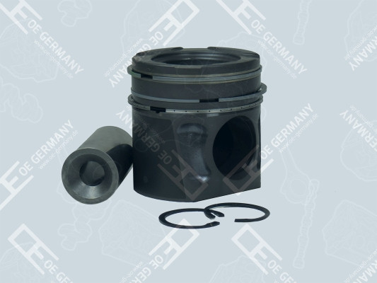 Piston with rings and pin - 020320206603 OE Germany - 51.02500-6202, 41273600, 51025006202